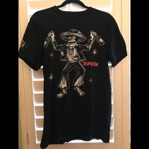 ESPOLON Tequila Skeleton Black Tshirt SMALL - NEW